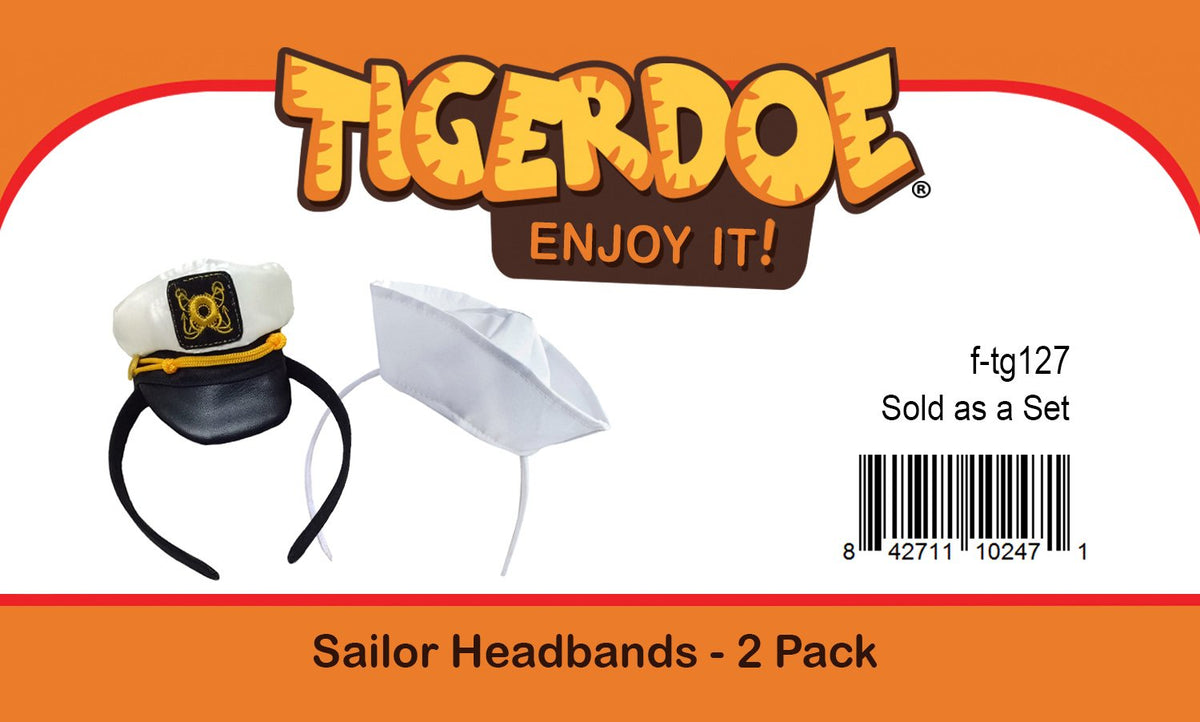 Tigerdoe two-headband set, perfect for quick costume coordination.