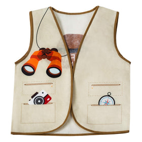 Tigerdoe pith helmet for kids, enhances jungle-themed pretend play and photo moments.