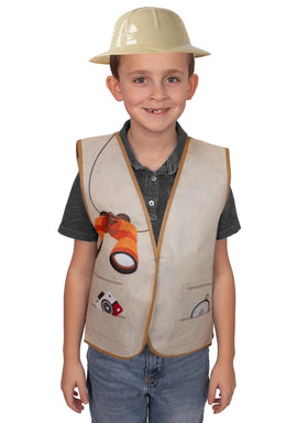 Tigerdoe safari vest for kids, perfect for dress-up adventures and classroom role-play.
