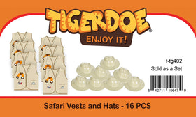 Tigerdoe safari vest for kids, durable piece for parties and classroom activities.
