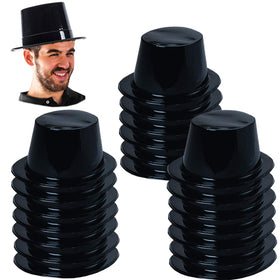 Tigerdoe top hats bulk 20 pack, ideal for magician costumes and party props.