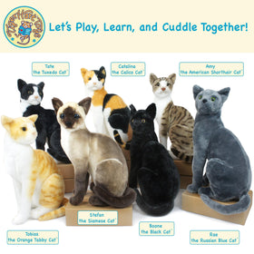 TigerHart Amy Cat plush hug-ready design invites comforting moments at bedtime