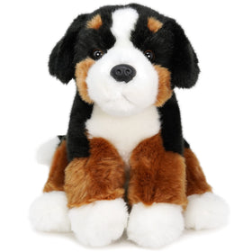 TigerHart Bastien plush face with friendly Bernese smile for cuddling