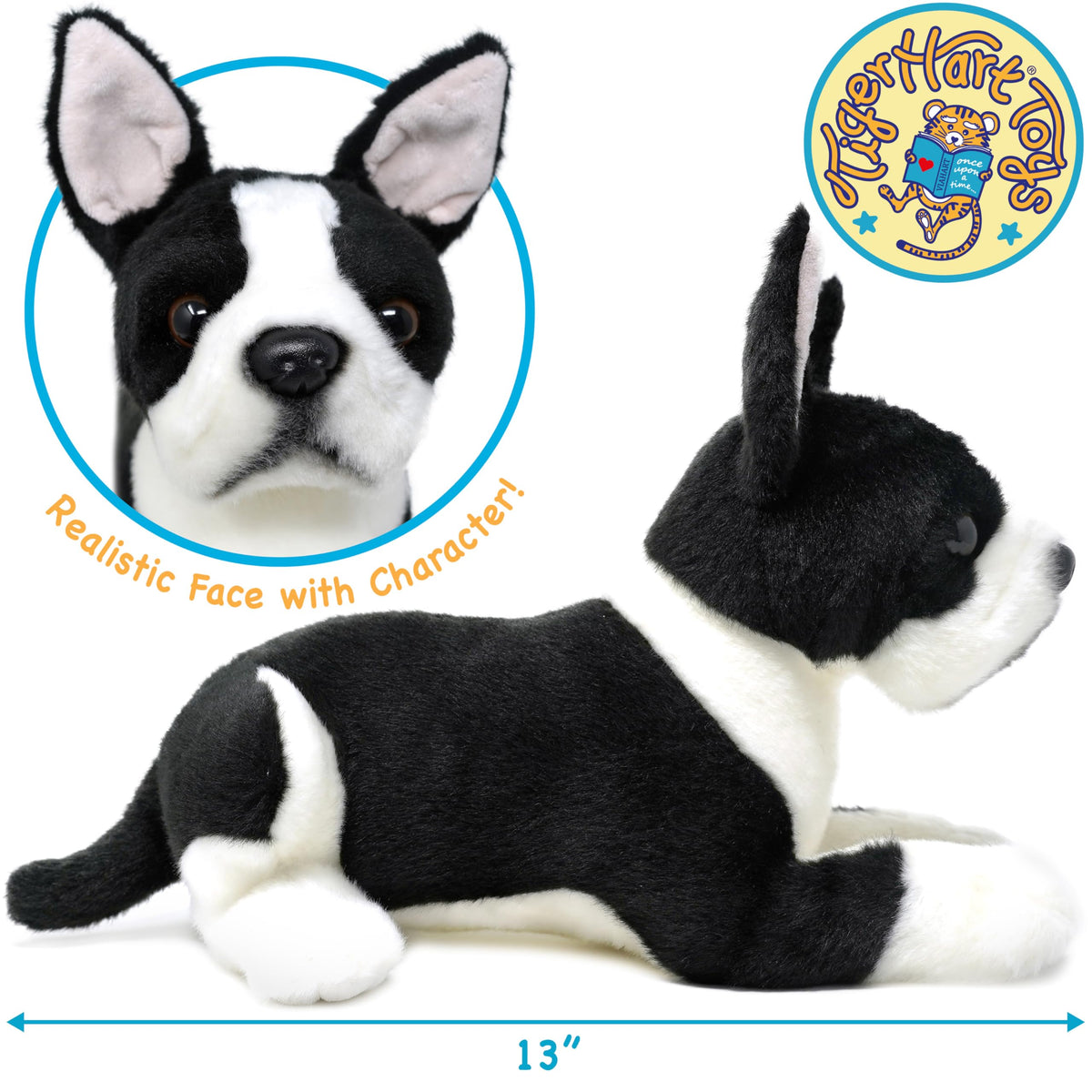 TigerHart Baxter plush fabric close-up reveals durable acrylic material for long-lasting use.