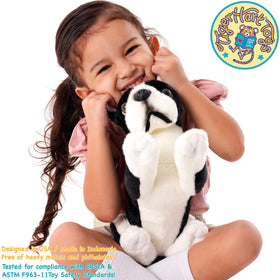 TigerHart Baxter care guide indicates easy hand-wash and air-dry maintenance.