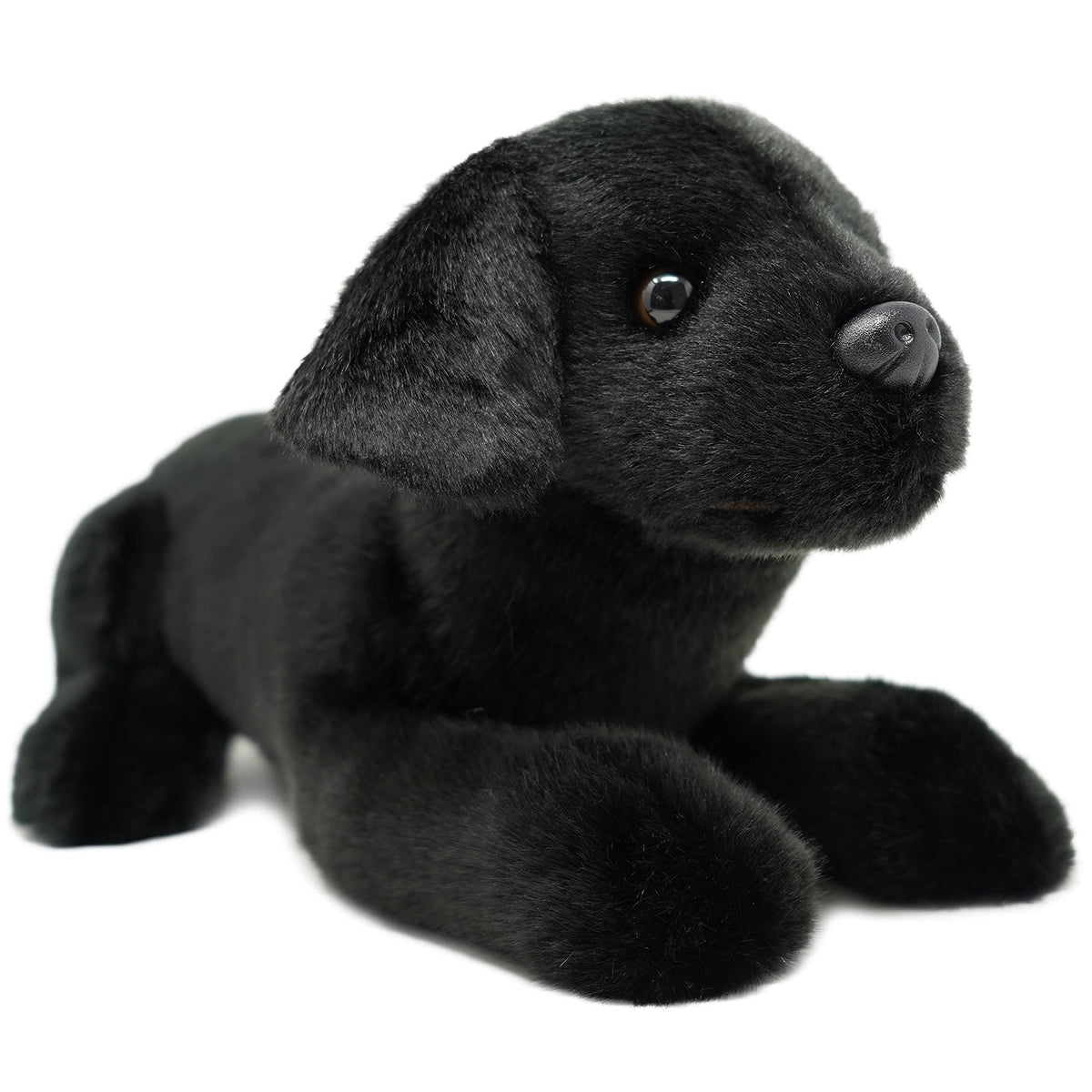 TigerHart Blythe Black Lab plush front view, soft cuddle buddy for kids