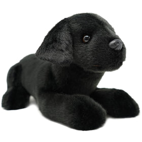 TigerHart Blythe Black Lab plush front view, soft cuddle buddy for kids