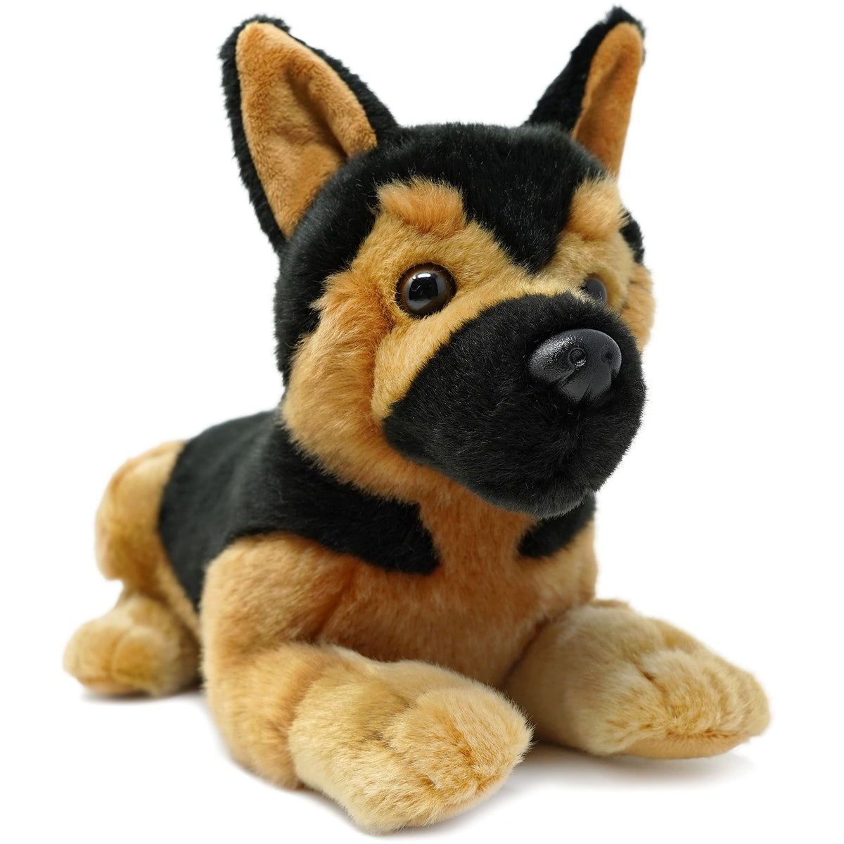 TigerHart Gretchen German Shepherd plush face with soft details for comforting play.