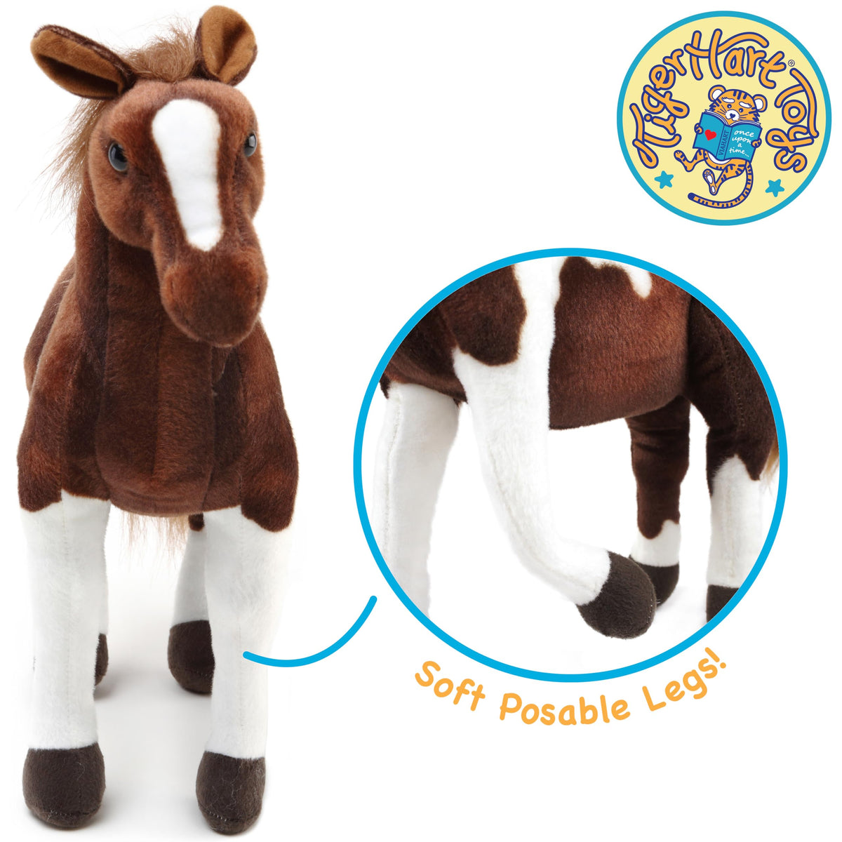 TigerHart Hanna the Horse with a huggable appearance for imaginative play.