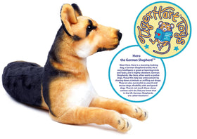 TigerHart Hero German Shepherd plush care and washing for easy cleaning