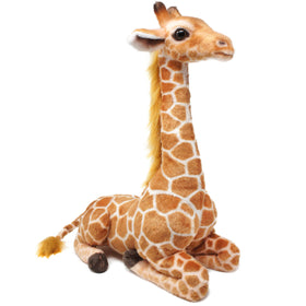 TigerHart Jehlani 18-inch stuffed giraffe plush for cozy cuddles.