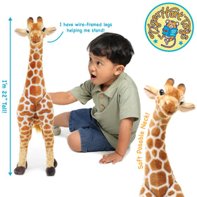 TigerHart Jocelyn neck vertebrae poseable feature for imaginative play.