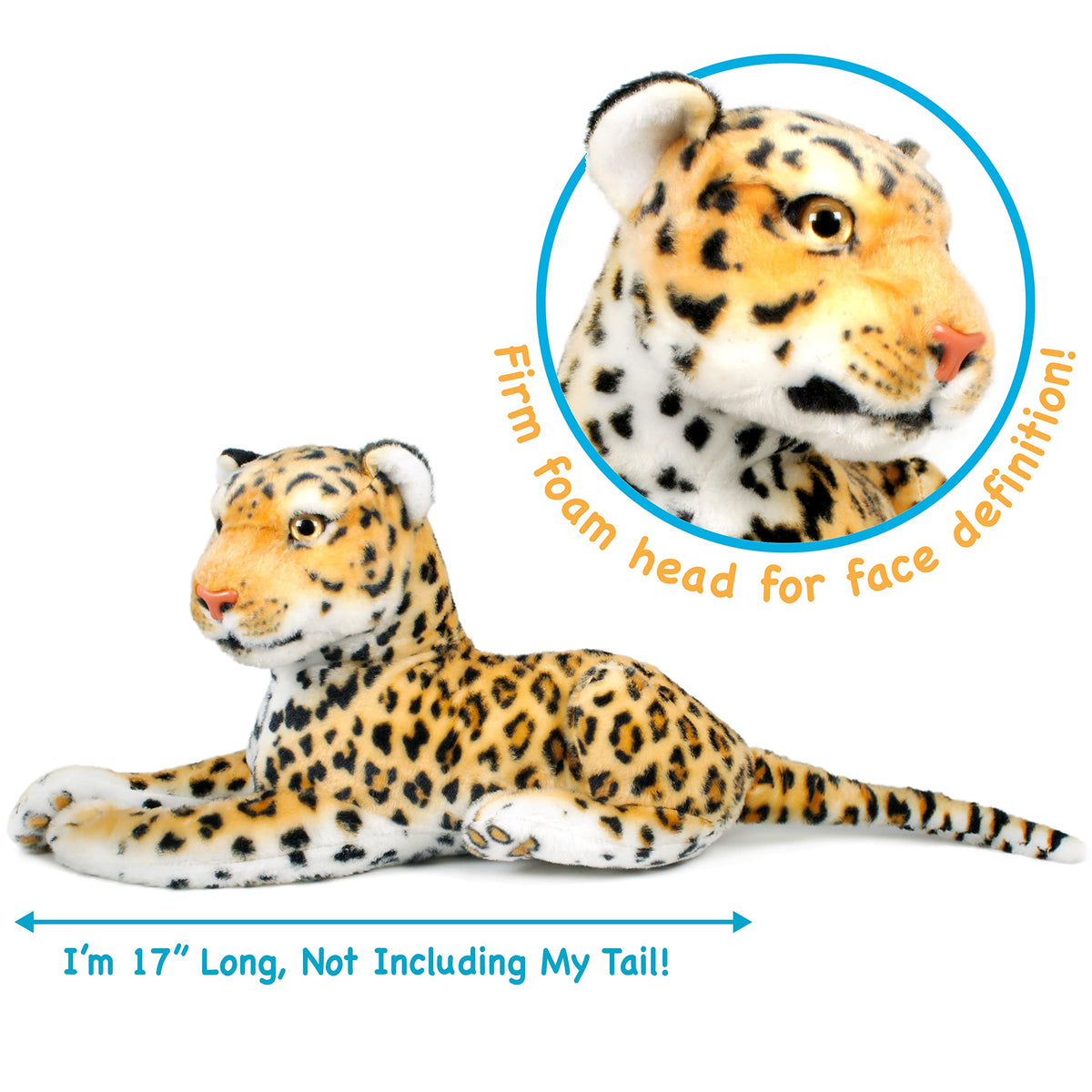 TigerHart Leah the Leopard with story card included, inspiring creative storytelling.