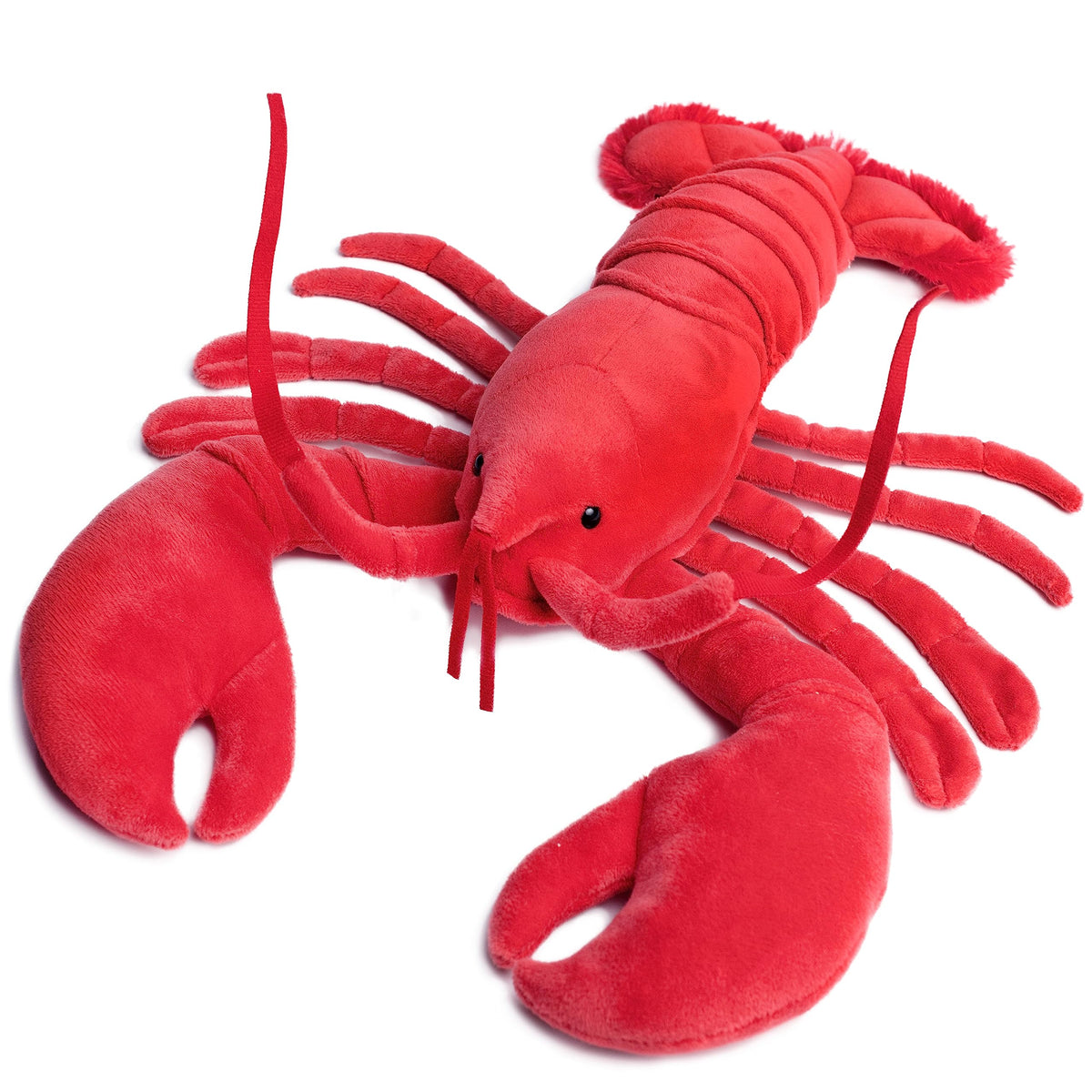 TigerHart Lenora Lobster plush front view, soft cuddle buddy for kids
