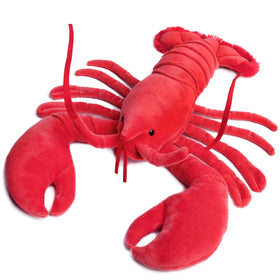 TigerHart Lenora Lobster plush front view, soft cuddle buddy for kids