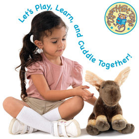 TigerHart Martin Moose plush includes its own story to spark imagination.