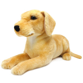 TigerHart Mason Labrador 19-inch plush with soft fur for cozy hugs and playtime.