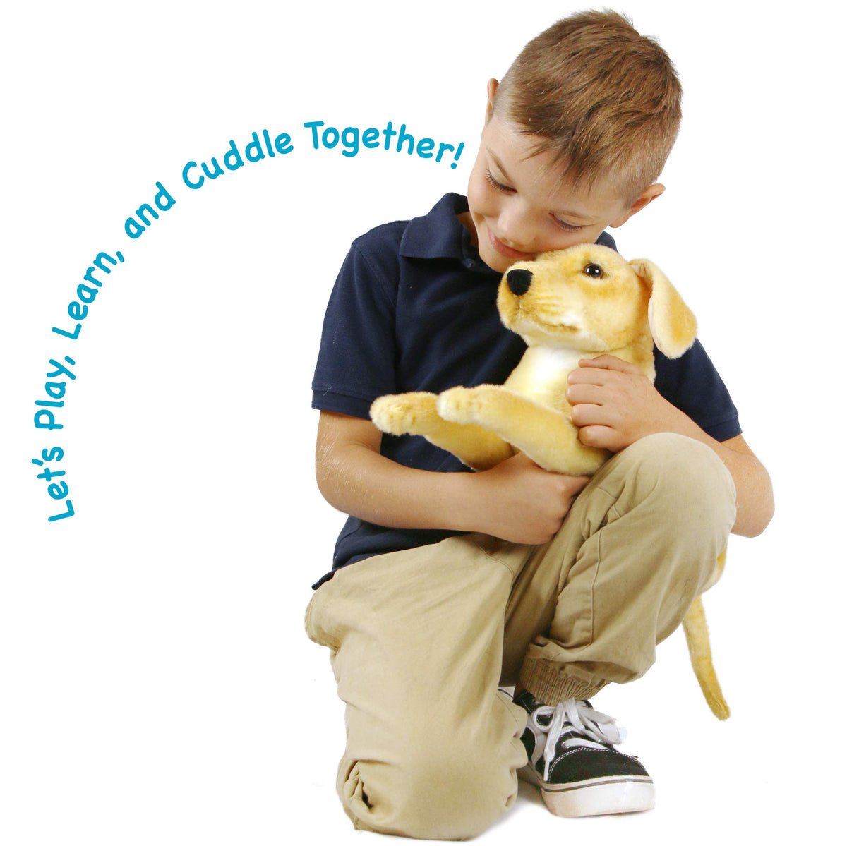TigerHart Mason Labrador plush head foam detail provides a friendly, lightweight look.