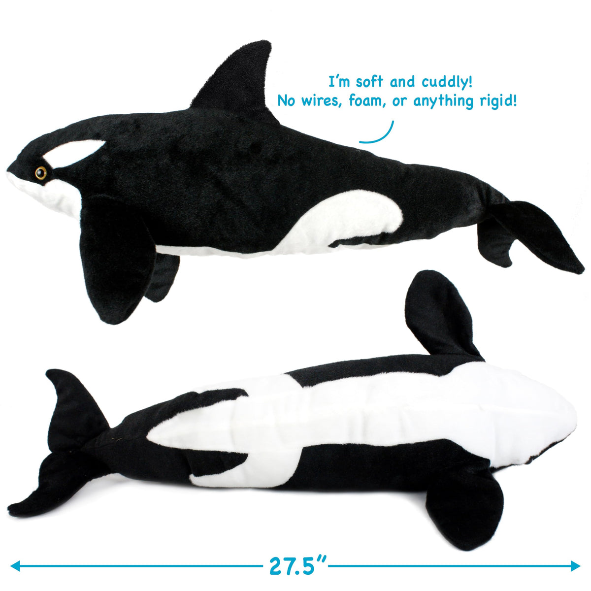 TigerHart Octavius plush sewn construction for lasting play