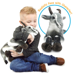 TigerHart Patrick plush close-up face with friendly expression for imaginative play