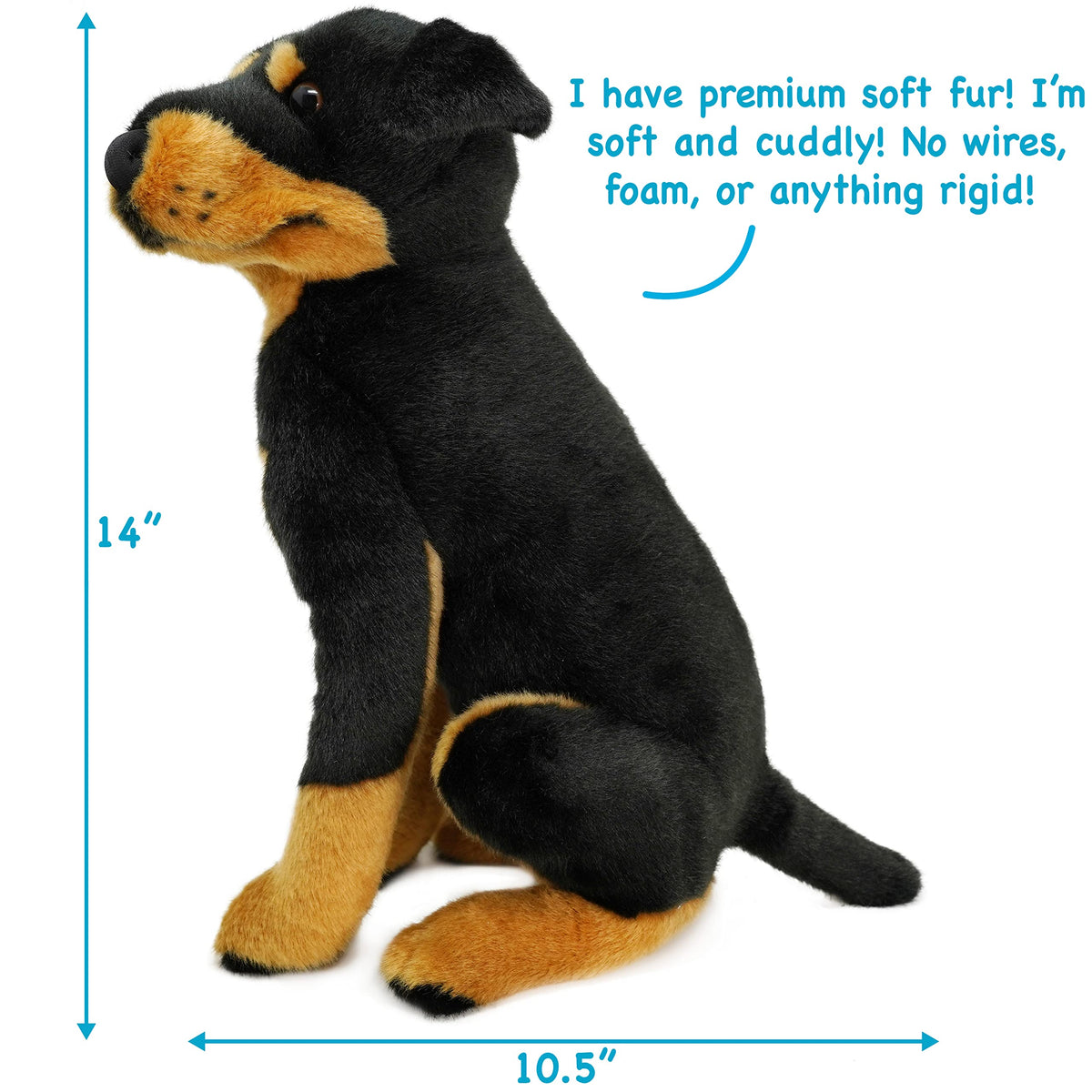 TigerHart Ronin hugging pose plush, perfect for cuddles and bedtime stories