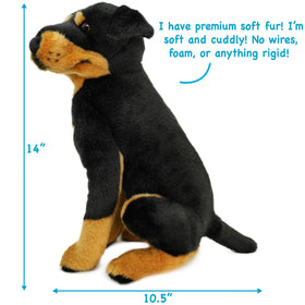 TigerHart Ronin hugging pose plush, perfect for cuddles and bedtime stories