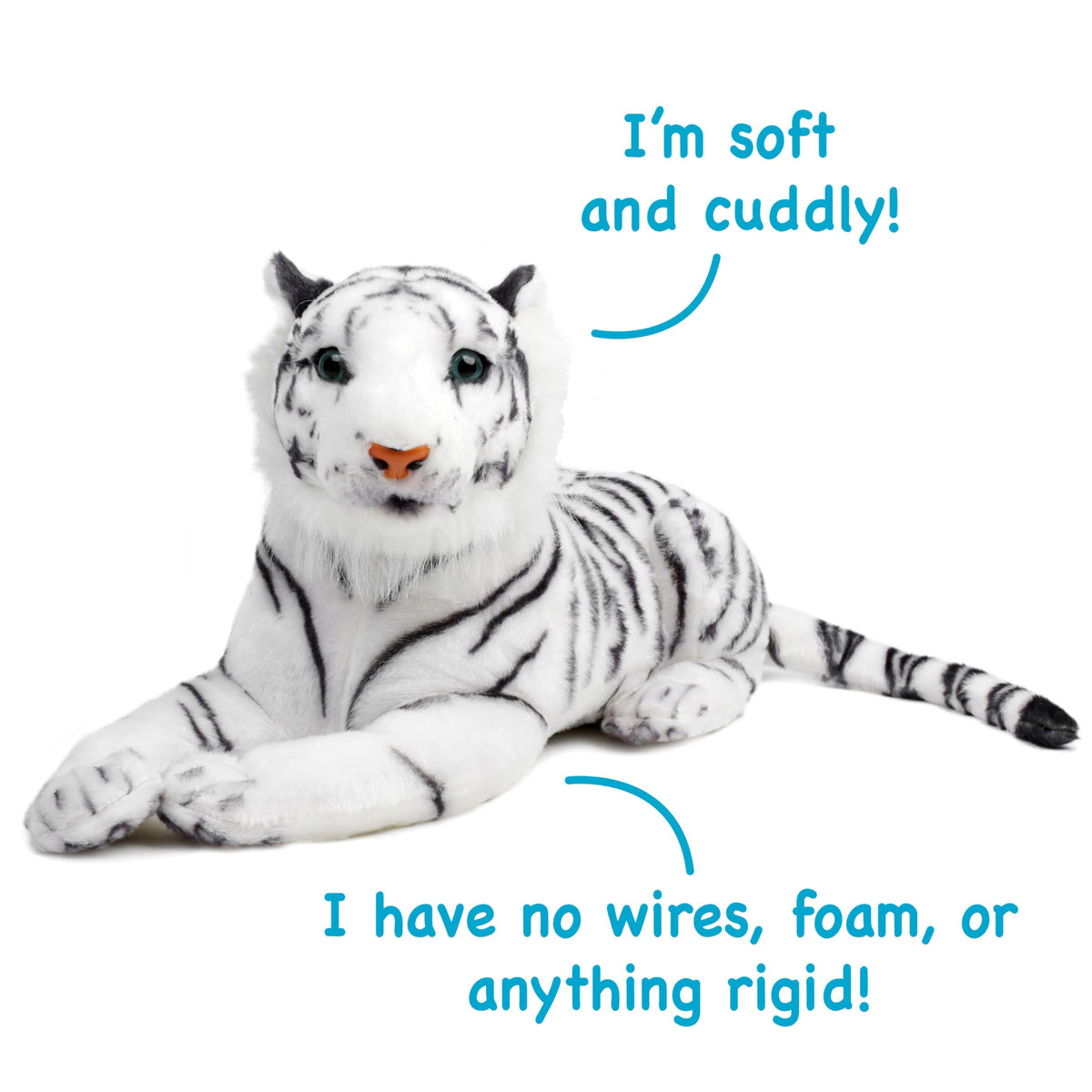 TigerHart Saphed paws detail shows tactile stitching and durability.