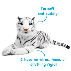 TigerHart Saphed paws detail shows tactile stitching and durability.