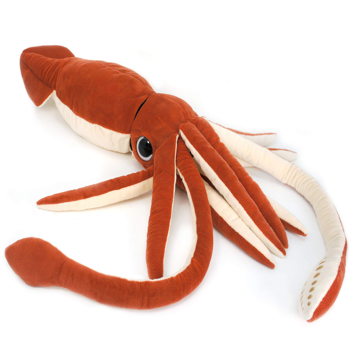 TigerHart Shubert the Squid full view, soft plush for cuddling and imaginative play