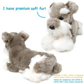 TigerHart Siegfried plush stitching close-up showing durability.