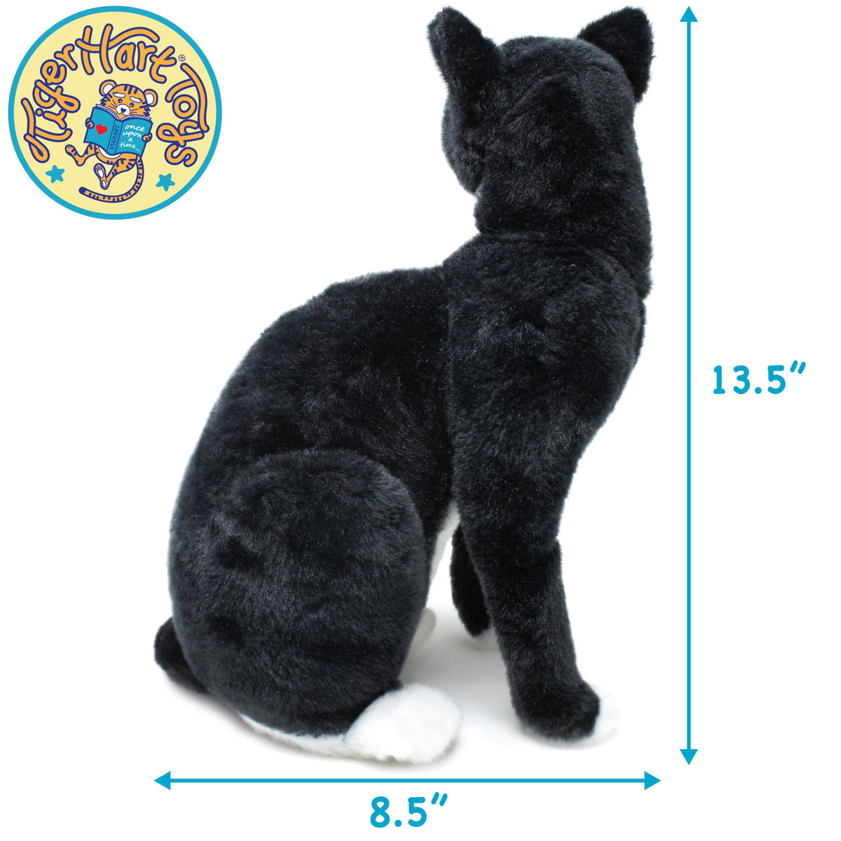 TigerHart Tate plush with story card included to inspire imagination