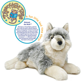 Whitaker Wolf plush safety standards, CPSIA and ASTM tested for peace of mind.