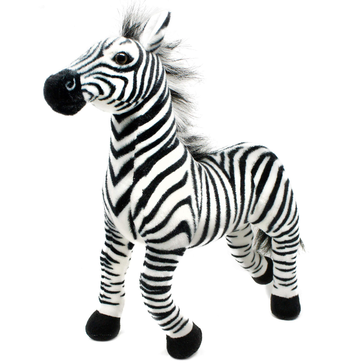 TigerHart Zebenjo Zebra face close-up with soft plush fur