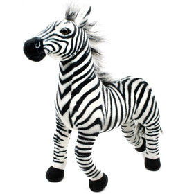 TigerHart Zebenjo Zebra face close-up with soft plush fur