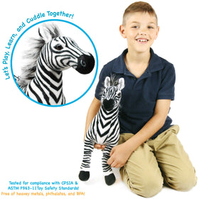 TigerHart Zebenjo Zebra poseable legs for dynamic play