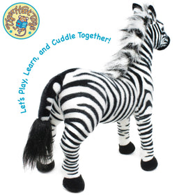 TigerHart Zebenjo Zebra 16 inch size for snuggly adventures