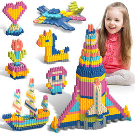 Tigerhu Kids 1120pcs blocks in bright colors fuel imaginative play.