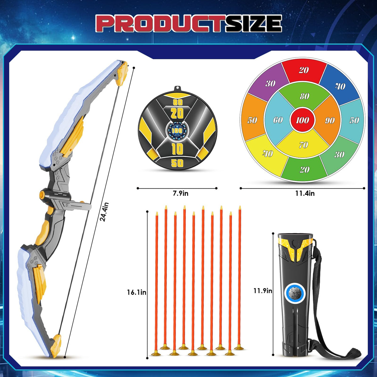 TIGTECGAME gift-ready archery set, ideal for birthdays or holidays.