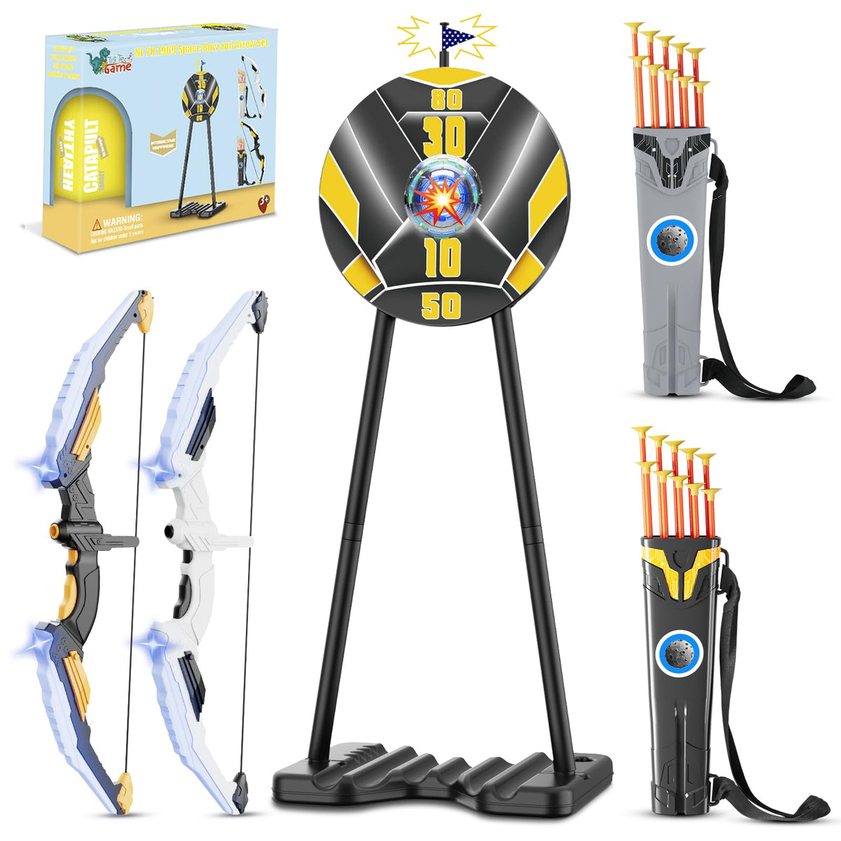 TIGTECGAME LED light up bow for kids enhances dusk archery play.