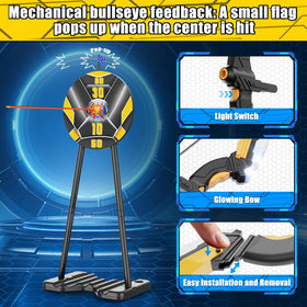 TIGTECGAME two quivers keep arrows organized for quick reloads.