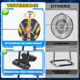 TIGTECGAME water-filled base adds stable support during play.