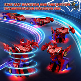 TIKAFONY Spider Transform RC Car 360° rotation enables dynamic moves.