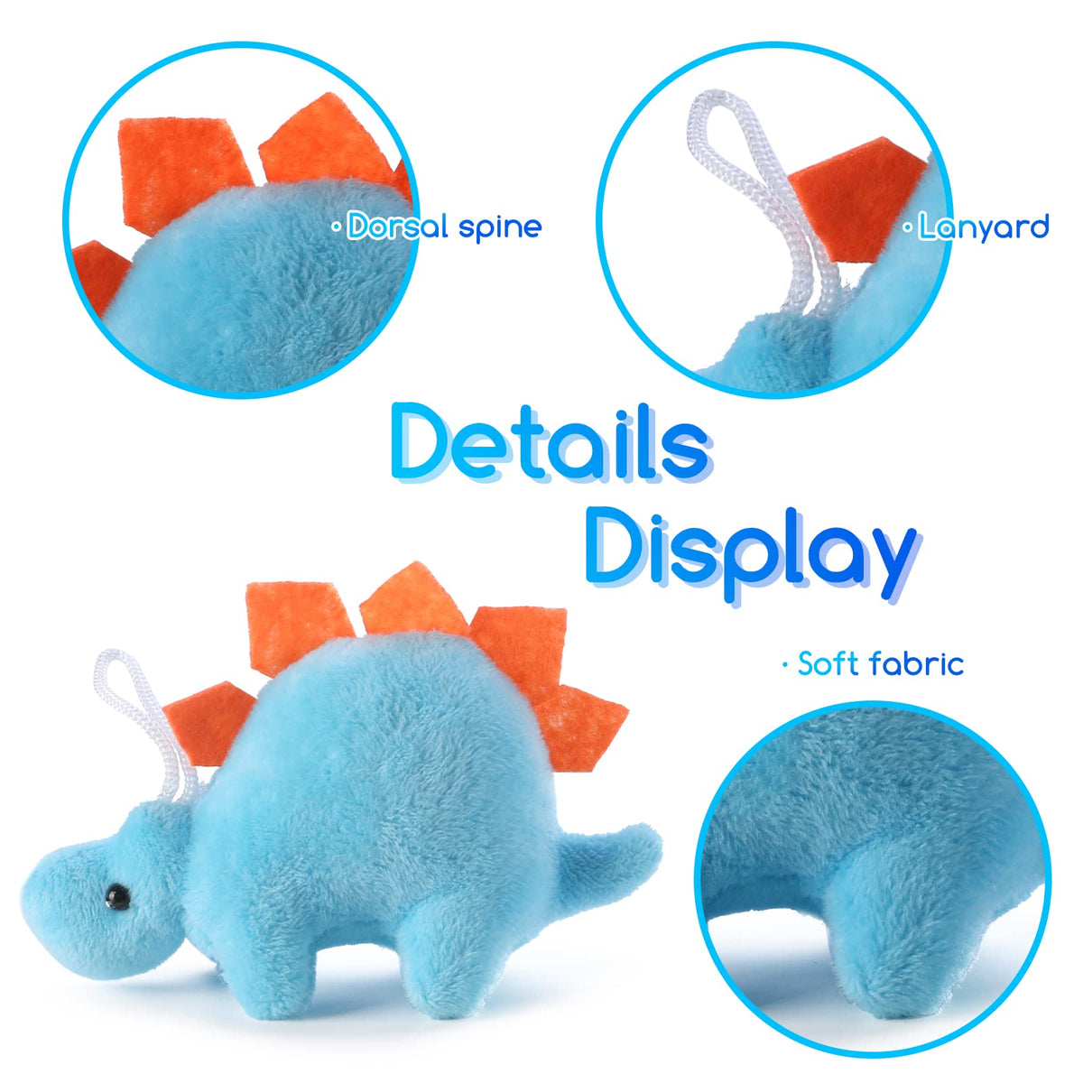 TIKAITOYO car and backpack dino decor adds playful flair for travel.