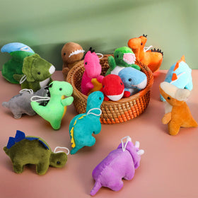 TIKAITOYO clip-hang dino prizes are easy to display in cars or backpacks.