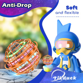 Tikduck Flying Orb Ball enclosed-propellers detail keeps little fingers safe during exploration