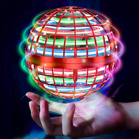 Tikduck Flying Orb Ball with gyroscope enabling intuitive flight and coordination.