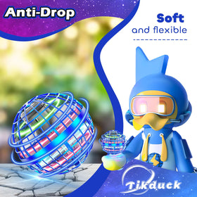 Tikduck Flying Orb Ball safety-forward design with enclosed propellers protects curious hands.
