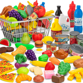 TikOnsYol 55-piece grocery play set inspires imaginative shopping role play