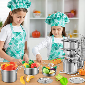 TikOnsYol mud kitchen playset sparks creative outdoor pretend cooking adventures.