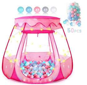 TIKTENT baby ball pit with 50 balls for safe, imaginative play indoors or outdoors.